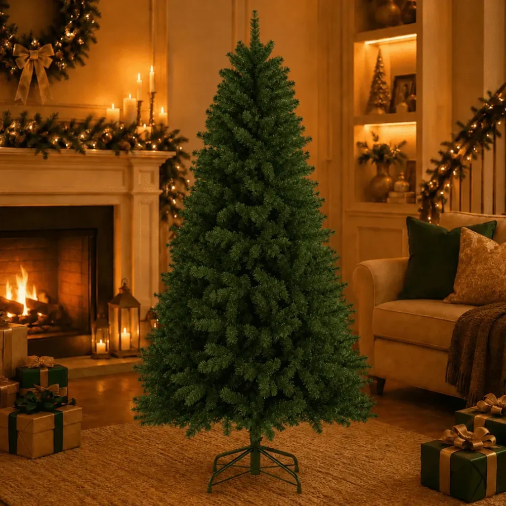 Árvore De Natal Verde Luxo 150 500 Galho – Pé De Ferro DEKASA