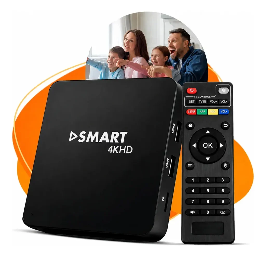 Smart Pro Tv Box 4k Android Tv Youtube Netflix Wi-fi 5g