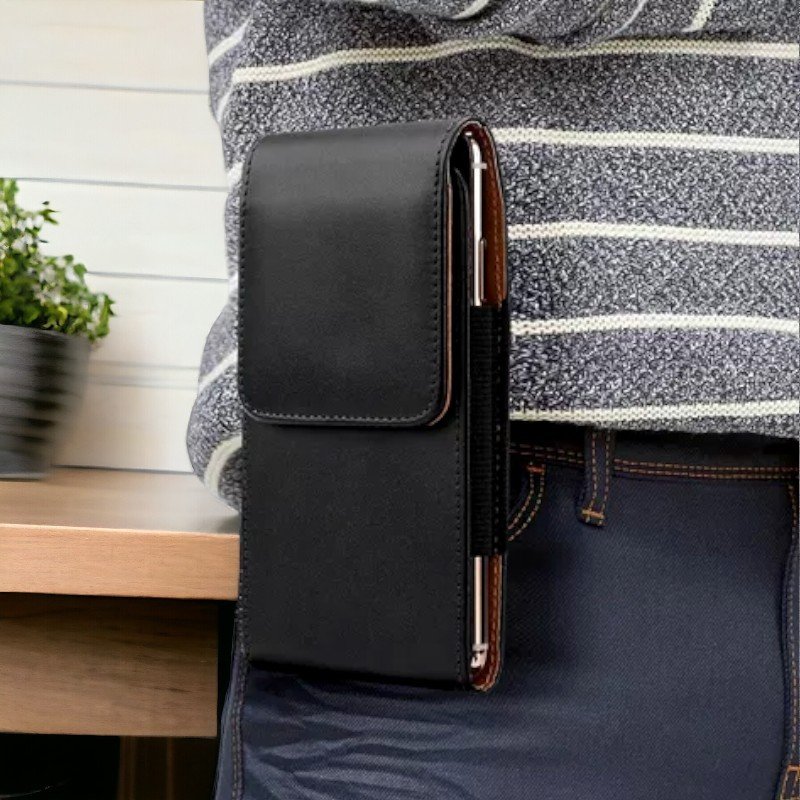 Capa de Celular com Suporte Para Cinto 5.0 / 6.5 / 6.8 Polegadas Modelos Variados